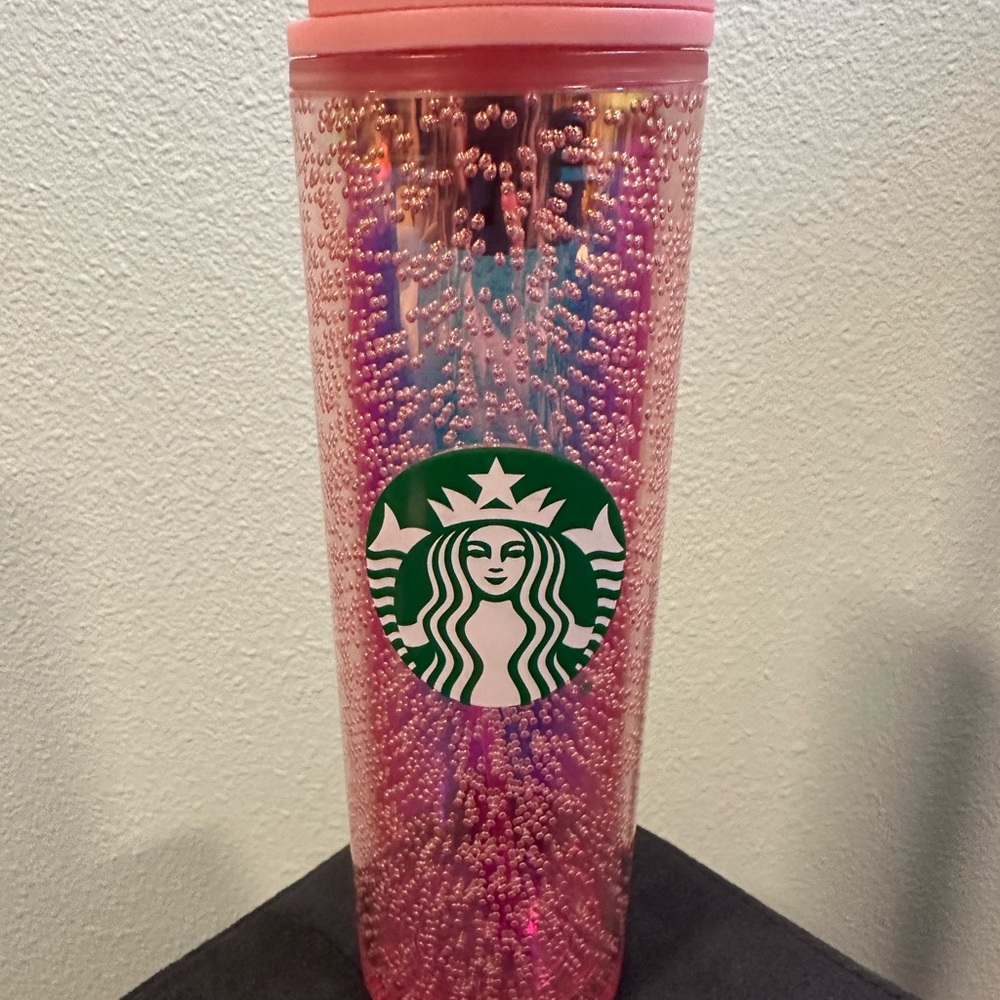NWOT RARE Starbucks Pink Bubble Tumbler